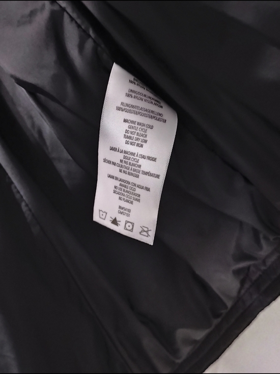 Supreme Black Faux Fur Jacket with White Trim Small - Picture 6 of 6